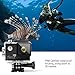 Acekool 4K Sports Action Camera WiFi 16MP 2.0 inch Waterproof 30M Underwater Video Camera Include 2 pcs Batteries with 19 Mounting Kits (Black)