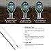 Soil Test Kit pH,3-in-1 Soil Tester Moisture Light Meter for Gardening,Plants,Lawn,Farm,Vegetables,Trees,Grass (No Batteries Required) (Green)