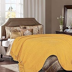 Chanasya Textured Knitted Super Soft Throw Blanket