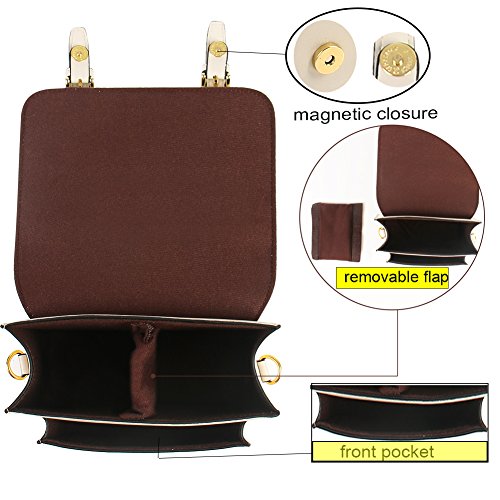 SAIKA Retro Vintage PU Leather Shoulder Bag Case for Polaroid Fujifilm Instax Mini 9/Mini 8/Mini 26/Mini 90/Instant Film Camera/Fujifilm Instax Mini Instant Film Etc