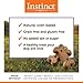 Instinct Grain Free with Rabbit Meal & Apples Natural Oven-Baked Biscuit Dog Treats by Nature's Variety, 10 oz.