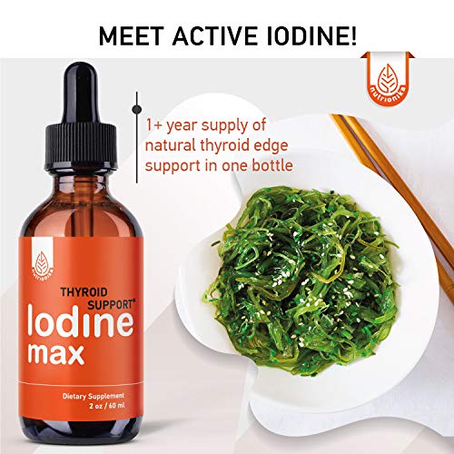 Nutrionika Nascent Iodine Drops Liquid Iodine for Thyroid Support