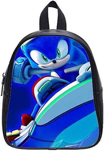 Leather High Quality Sonic The Hedgehog Kids School Bag Backpack Custom Design