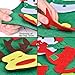 3FT DIY Christmas Tree for Kids with 28PCs Felt Ornaments, Classroom Door & Wall Decorations, DIY Toys, Party Favor