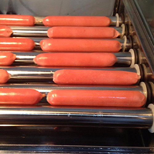 Electric 30 Hot dog Roller Grilling Machine(11 Rollers) Stainless Steel Hot dog Maker Sausage Cooker Warmer Roller Machine (11 Rollers) - Thumbnail 4