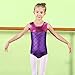 BAOHULU Girls Gymnastics Leotards Shiny Spliced Scale Dance Clothes Cosplay Costumes