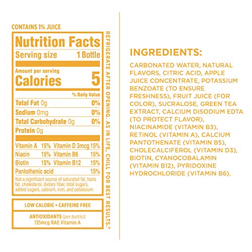 Sparkling Ice, Crisp Apple Sparkling Water, with Antioxidants and