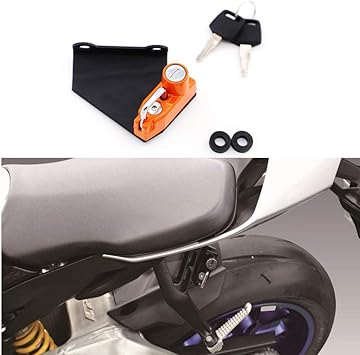 motorcycle helmet lock amazon