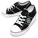 EpicStep Women's Casual Canvas Shoes Mid Heels Lace Up Fashion Sneakers