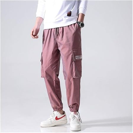 mens pink cargo pants