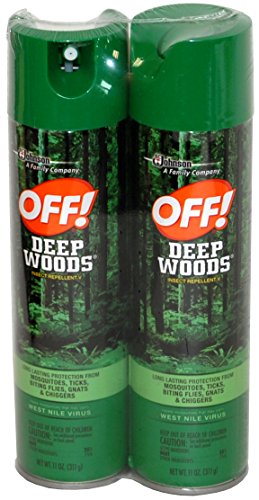 Off Deep Woods Insect Repellent V, 11 Ounce, 2 Pack