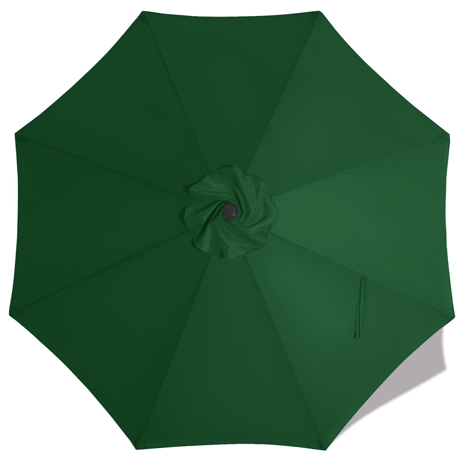 Photo 1 of MASTERCANOPY Patio Umbrella 10 ft Replacement Canopy for 8 Ribs-Forest Green Canopy Only