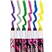 SOOKOO 6 Color Hair Chalk Set, Metallic Glitter Temporary Hair Color, No Mess, Built in Sealant, Works on All Hair Colors, 6 Count