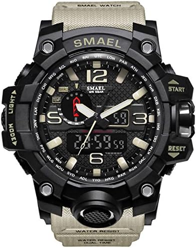 Siniya Men Sports Watch Multi Function Military Watch Date Quartz Stopwatch Masculino Analog LED Watches