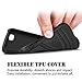 Vofolen Case for iPhone 7 Case Wallet Credit Card Holder ID Slot Sliding Cover Pocket Rugged Protective Hard Shell Skin Flexible Soft TPU Rubber Hybrid Tough Bumper Armor case for iPhone 7 8