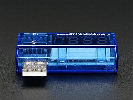 Adafruit Usb Charger Doctor - In-Line Voltage And Current Meter (701980281365)