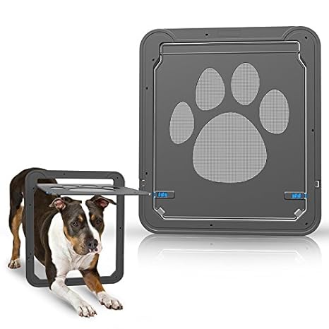Pet Leso® Haustiertüre Katzenklappe Hund Fenster freilauftür-31cm × 36cm