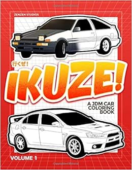 pix Car Books Jdm ikuze a jdm coloring book for car
