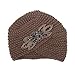 GBSELL Fashion Womens Lady Winter Warm Knit Crochet Ski Hat Braided Turban Headdress Cap (Khaki)