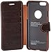 iPhone 6S Case, Verus [Layered Dandy][Coffee Brown] - [Premium Leather Wallet][Slim Fit][Card Slot] For Apple iPhone 6 6S 4.7
