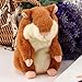 Talking Hamster Repeats What You Say Plush Interactive Toys Electronic Hamster Mouse for Kids Birthday Christmas Gift (Brown)