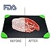 Fast Defrosting Tray, Yubobo Rapid Thaw Defrosting Tray Meat Magical Plate,The Natural And Fast Way To Thawing Frozen Food, Without Electricity, Microwave Or Other Tools (Green Legs)