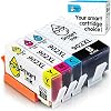Smart Ink Compatible Ink Cartridge Replacement for HP 902 XL 902XL (4 Combo Pack) to use with Officejet Pro 6978 6968…