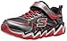 Skechers Kids Boys Skech Air 3.0 Rupture Sneaker (Little Kid/Big Kid), Gunmetal/Red, 12 M US Little Kid