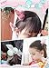 Beyond280 Cute Elastic Hair Ties and Hair Clips for Toddlers Teen Girls and Young Women Adorable Rabbit Bunny Hair Accessories for School and Work White Pink Grey Red Pack of 8