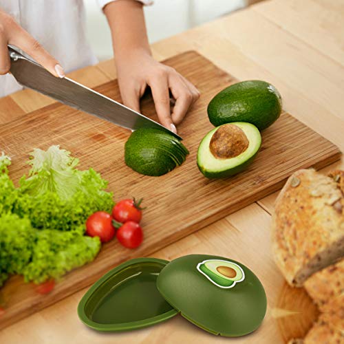 ZTFORUS Onion Keeper Set, Fridge Food Saver to Contain Avocado Onion
