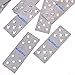 BLUECELL 10pcs Stainless Steel Furniture 95mmx35mm Flat Mending Plate Connector Joining Bracket Product Name