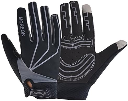 MATT SAGA Cycling Gloves Winter Full Finger Bike Bicycle Gloves Touch Screen Windproof Mountain Bike Road Bike Gloves Gel Padded Riding Driving Gloves for Men and Women Shock Absorbing Breathable