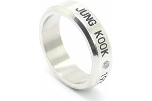 babyhealthy Ring Necklace Jungkook Jimin SUGA JHOPE JIN Titanium Rings Merchandise