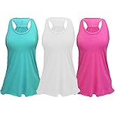 Epic MMA Gear Flowy Racerback Tank Top, Regular and Plus Sizes, Pack of 3