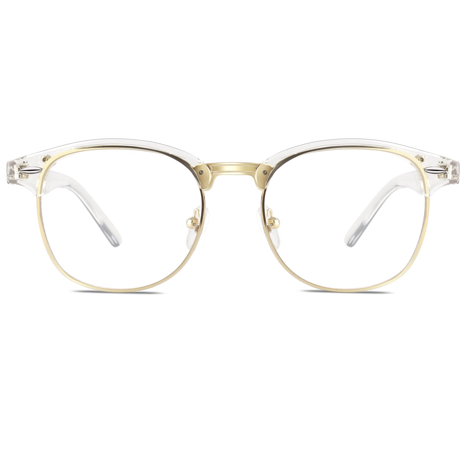 GQUEEN Fashion Glasses Non Prescription Fake Glasses for Women Men Clear Lens Square, 201582