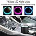 YJY Car Diffuser for Essential Oils Portable Home Humidifier, Ultrasonic None-Sponge-Wick USB Aromatherapy Intermittent Mode, 7 Color LED Lights for Office Vehicle Truck Travel (Black)thumb 3