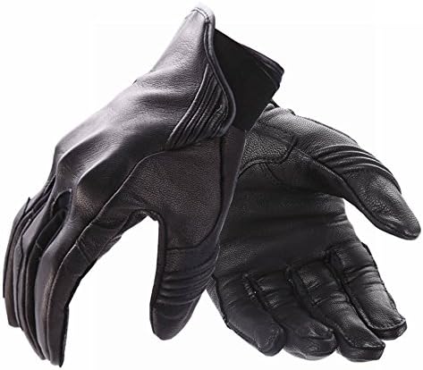Avantwolf Imported lambskin Leather Motorcycle Gloves Mountain Bike Cycling Glove Shockproof Waterproof Wear-resistant MTB Outdoor Sports Full Finger Motobike Glove