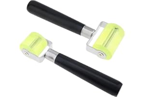 ePathChina 2pcs Auto Car Audio Sound Deadening Application Roller for Noise Filter Pads/Heat Abatement Mat/Wallpaper, Silicone Noise Insulation Seam Rolling Wheel