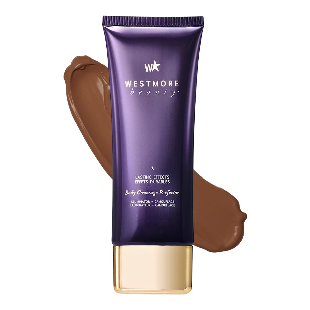 Westmore Beauty Body Coverage Perfector 7 Oz/ 207 ml (Deep Radiance) - Waterproof Leg And Body Makeup For Tattoo Cover Up And More - The Best Tattoo Cover Up Leg Makeup
