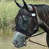Cashel Quiet Ride Standard Horse Fly Mask No Ears or Nose - All Sizes