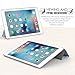 MoKo Case Fit iPad Pro 9.7 - Slim Lightweight Smart Shell Stand Cover with Translucent Frosted Back Protector Fit Apple iPad Pro 9.7 Inch 2016 Release Tablet, Ocean Mist (with Auto Wake/Sleep)