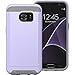 Galaxy S7 Case, TEAM LUXURY Ultra Defender TPU + PC Shock Absorbent Slim-fit Premium Protective Case (Lavender/Gray)