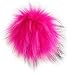 DIY 12pcs Faux Raccoon Fur Pom Pom Ball for Knitting Hat DIY Accessories - Colorful Color