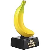 Flexzion Top Banana Trophy - 7-Inch Top Banana Award for Outstanding Achievements, Unique and Funny Trophy for Adults, Coache