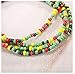 Tuoshei 8 Piece Summer Jewelry Waist Bead Set, Colorful Waist Bead, Belly Bead, African Waist Bead, Body Chain, Beaded Belly Chain, Bikini Jewelry for Woman Girl (style 6)