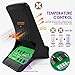 Fast Wireless Charger, Wireless Charger with Cooling Fan Stand Pad Mat Wireless Charger for Apple iPhone X 8 Plus Samsung Galaxy S9 S8 Plus S7 S6 Edge Plus Note 8 5 Nexus 6 7, No AC Adapter