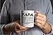 Papa The Man The Legend - Funny Dad Mug - 11OZ Coffee Mug - Perfect Gift for Father's Day - Mugs For Men Funny Father Mug - Crazy Bros Mugs