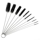 10Pcs Metal Cleaning Brush for Weed Pipe Clean Glass Hookah Smoking Brush baby Feeding Bottle Brush