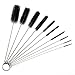 10Pcs Metal Cleaning Brush for Weed Pipe Clean Glass Hookah Smoking Brush baby Feeding Bottle Brush