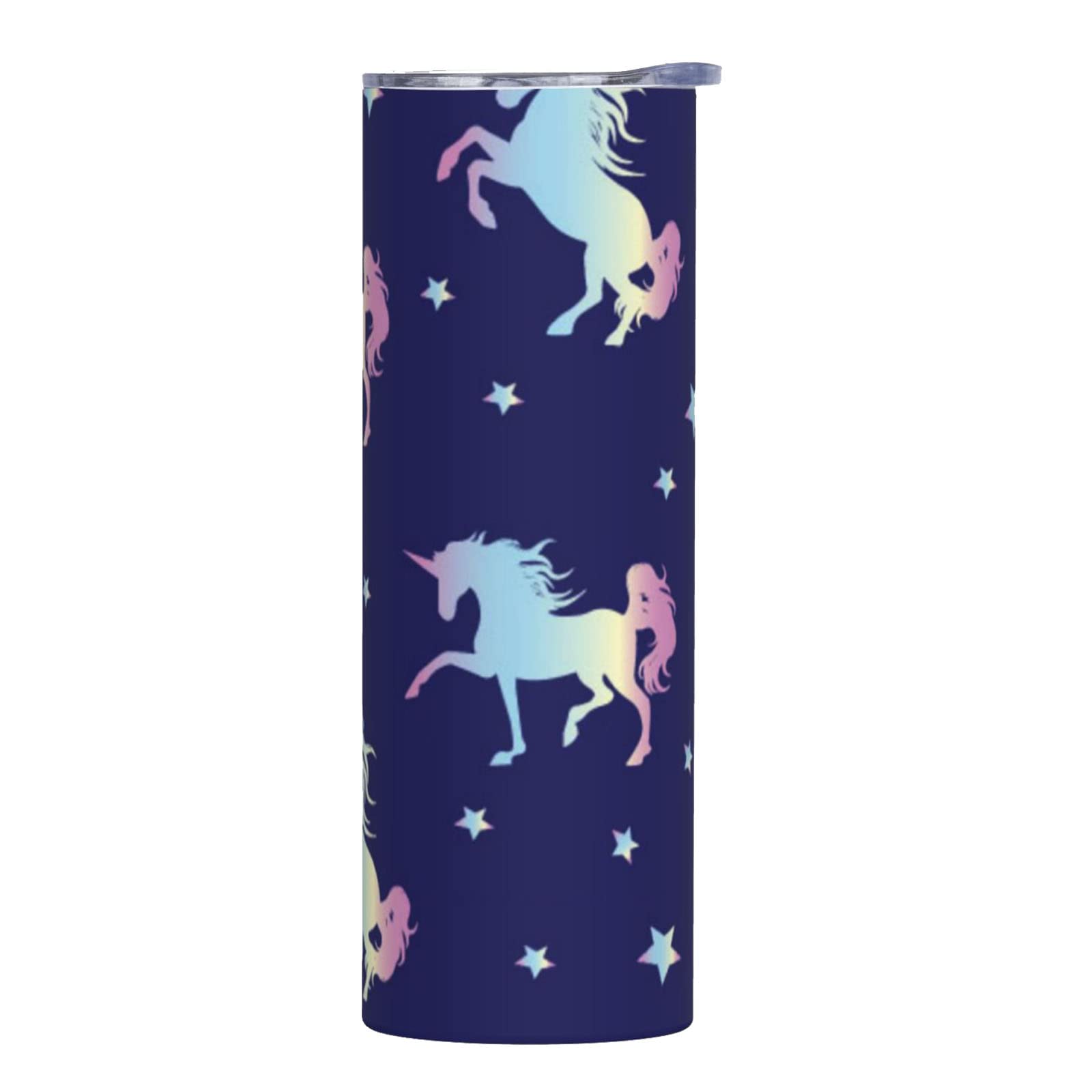 Makachen Unicorn Stainless Steel Vacuum Insulated Coffee Tumbler Cup Travel Mug 20 OZ For Home, Office, Sport, Party, Gifts